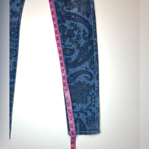 Citizens Of Humanity Womens Floral Paisley Avedon Low Rise Skinny Leg Jeans 26 - Picture 4 of 11